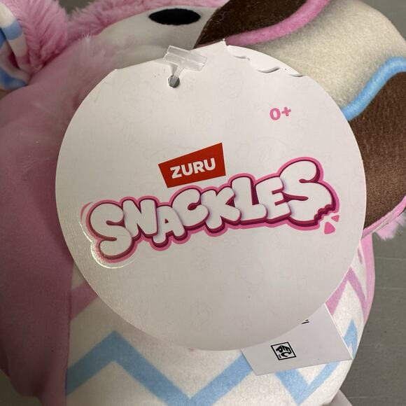 Snackles Easter Anna The Lamb Egg 8" Pink Plush Soft Cute Collectable New - Picture 4 of 4